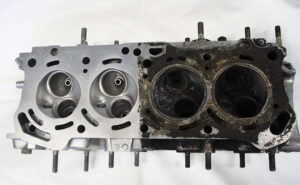 cylinder head wet blasted