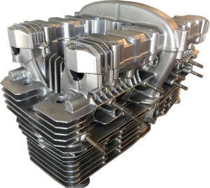 vapour blasted engine